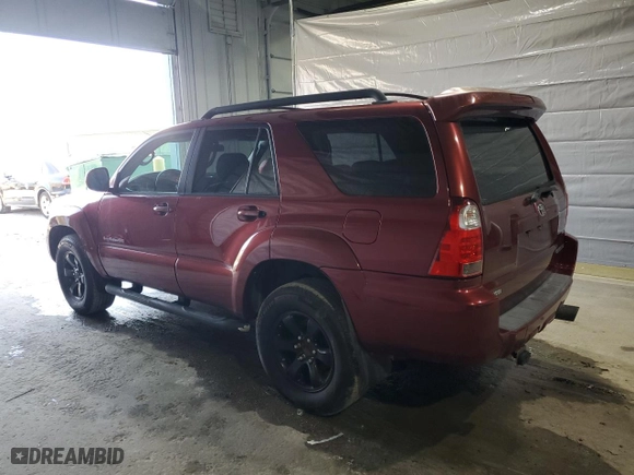 2006 Toyota 4Runner SR5 with VIN JTEBT14R368035328, listed as a Copart auction lot 51072975 with 167,219 mi miles and Clean Title. Bid and sale history available at carsss.com. Image 2.