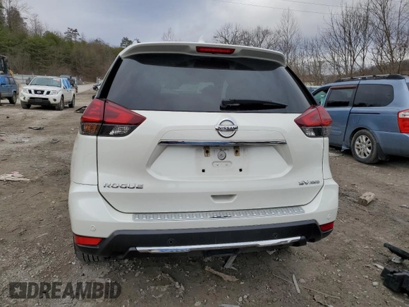 2019 Nissan Rogue SL with VIN 5N1AT2MV5KC736653, listed as a Copart auction lot 48371235 with 45,966 mi miles and Salvage Title. Bid and sale history available at carsss.com. Image 6.