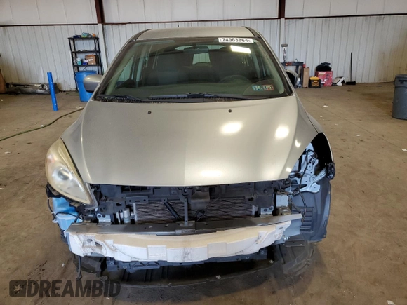 2012 Mazda 5 Touring with VIN JM1CW2CL0C0105090, listed as a Copart auction lot 74963864 with 88,759 mi miles and Salvage Title. Bid and sale history available at DreamBid. Image 5.