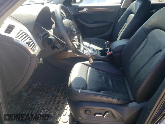 2014 Audi Q5 Premium Plus with VIN WA1LFAFP9EA054480, listed as a Copart auction lot 50327955 with 0 mi miles and Salvage Title. Bid and sale history available at carsss.com. Image 7.