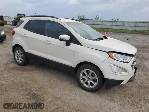 2021 Ford EcoSport SE with VIN MAJ3S2GE5MC405141, listed as a Copart auction lot 57126585 with 39,874 mi miles and Salvage title. Bid and sale history available at DreamBid. Image 4.