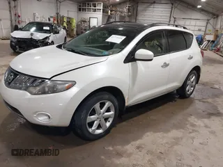 2010 Nissan Murano SL with VIN JN8AZ1MW0AW100360, listed as a IAAI auction lot 41771416 with 168,042 mi miles. Bid and sale history available at carsss.com. Image 2.