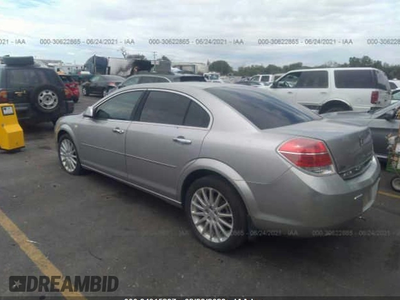 2008 Saturn Aura XR with VIN 1G8ZV577X8F189445, listed as a IAAI auction lot 34915237 with 156,405 mi miles. Bid and sale history available at carsss.com. Image 3.