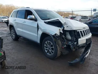 2014 Jeep Grand Cherokee Limited z VIN 1C4RJFBG7EC320410, wystawiony jako IAAI lot #41582031 z przebiegiem 184 652 mil mil oraz . Historia ofert i sprzedaży dostępna na DreamBid. Obrazek 1.