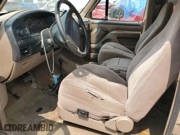 1996 Ford F-150 with VIN 1FTEX14H3TKA36040, listed as a Copart auction lot 67654964 with 222,142 mi miles and Salvage Title. Bid and sale history available at carsss.com. Image 7.