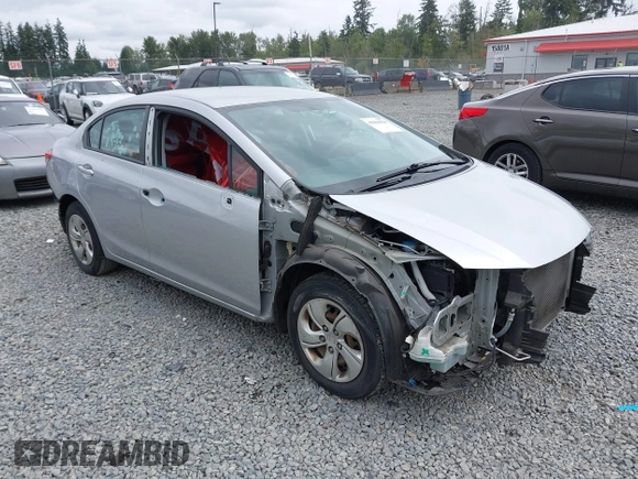 2015 Honda Civic LX with VIN 19XFB2F52FE227385, listed as a IAAI auction lot 42604820 with 51,354 mi miles and . Bid and sale history available at DreamBid. Image 1.