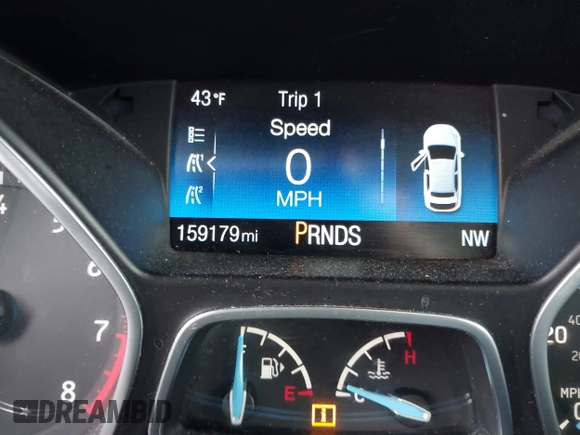 2015 Ford Focus SE with VIN 1FADP3F22FL240476, listed as a IAAI auction lot 41739722 with 159,179 mi miles. Bid and sale history available at carsss.com. Image 15.