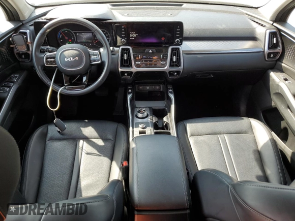 2023 Kia Sorento EX с VIN KNDRH4LGXP5194632, выставлен на аукционе Copart как лот 58979545 с пробегом 23 591 миль миль и Списание • Salvage title. История ставок и продаж доступна на DreamBid. Изображение 8.