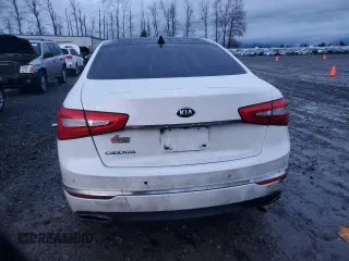 2014 Kia Cadenza Premium with VIN KNALN4D70E5127125, listed as a Copart auction lot 81366724 with 221,729 mi miles and Clean Title. Bid and sale history available at carsss.com. Image 6.