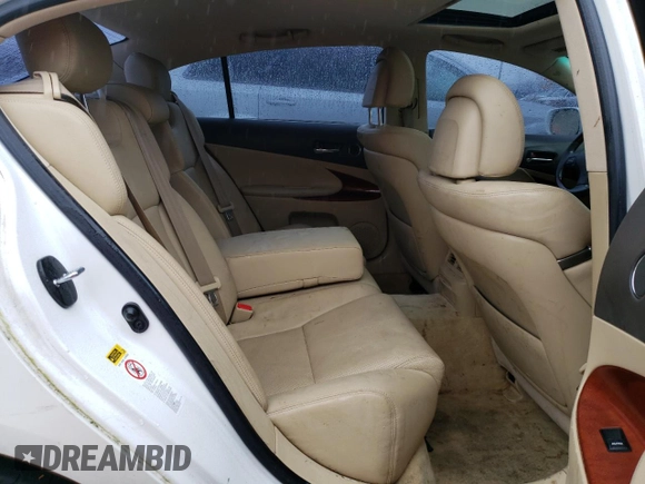 2008 Lexus GS 350 with VIN JTHBE96S180037253, listed as a Copart auction lot 43745785 with 190,959 mi miles and Clean Title. Bid and sale history available at carsss.com. Image 10.
