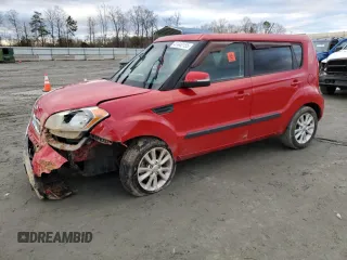 2012 Kia Soul + with VIN KNDJT2A64C7472840, listed as a Copart auction lot 41440155 with 0 mi miles and Salvage Title. Bid and sale history available at carsss.com. Image 1.