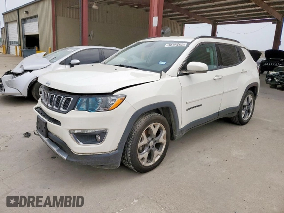 2020 Jeep Compass Limited z VIN 3C4NJCCB4LT122675, wystawiony jako Copart lot #57493495 z przebiegiem 71 533 mil mil oraz Czysty tytuł • Clean title. Historia ofert i sprzedaży dostępna na DreamBid. Obrazek 1.