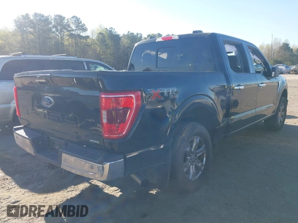 2021 Ford F-150 XL with VIN 1FTEW1EP9MFC67009, listed as a IAAI auction lot 41895221 with 55,417 mi miles. Bid and sale history available at carsss.com. Image 4.