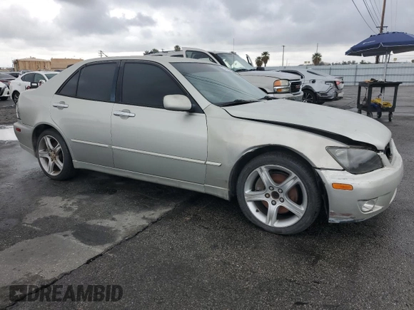2004 Lexus IS 300/350 with VIN JTHBD192840083639, listed as a Copart auction lot 55603385 with 270,236 mi miles and Clean Title. Bid and sale history available at DreamBid. Image 4.