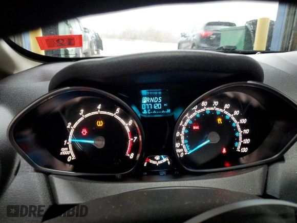 2019 Ford Fiesta SE z VIN 3FADP4BJ5KM124183, wystawiony jako Copart lot #53210525 z przebiegiem 77 120 mil mil oraz Szkoda całkowita • Salvage title. Historia ofert i sprzedaży dostępna na DreamBid. Obrazek 9.
