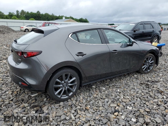 2019 Mazda 3 with VIN JM1BPBJMXK1142158, listed as a Copart auction lot 59874944 with 60,256 mi miles and Salvage title. Bid and sale history available at DreamBid. Image 3.