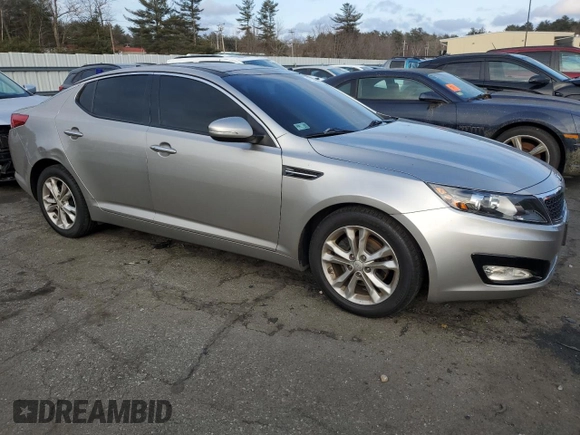 2013 Kia Optima EX with VIN 5XXGN4A74DG140978, listed as a Copart auction lot 47573885 with 93,764 mi miles and Salvage Title. Bid and sale history available at carsss.com. Image 4.