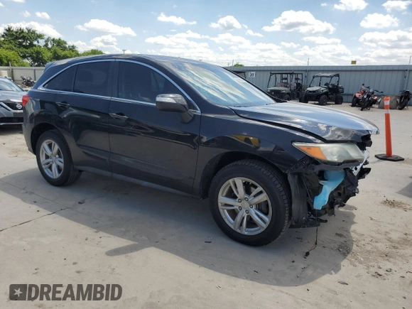 2014 Acura RDX with VIN 5J8TB3H35EL009002, listed as a Copart auction lot 56568245 with 138,725 mi miles and Salvage title. Bid and sale history available at DreamBid. Image 4.