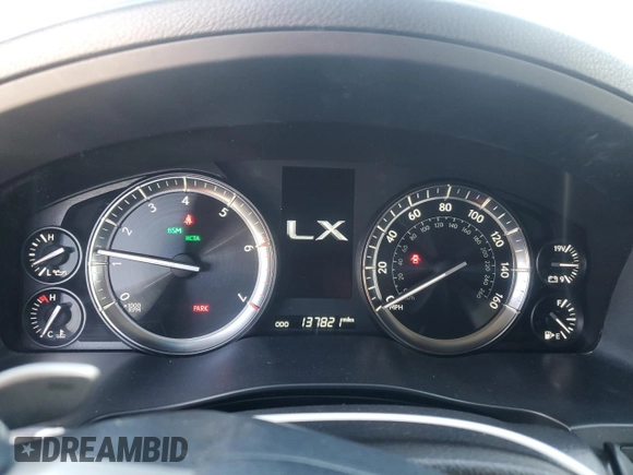2017 Lexus LX 570 z VIN JTJHY7AXXH4249357, wystawiony jako Copart lot #48130295 z przebiegiem 137 821 mil mil oraz Czysty tytuł • Clean title. Historia ofert i sprzedaży dostępna na DreamBid. Obrazek 9.