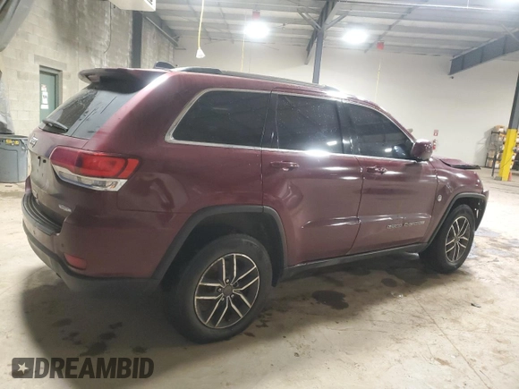 2020 Jeep Grand Cherokee Laredo E z VIN 1C4RJFAG2LC440419, wystawiony jako Copart lot #47603395 z przebiegiem 82 289 mil mil oraz Szkoda całkowita • Salvage title. Historia ofert i sprzedaży dostępna na DreamBid. Obrazek 3.
