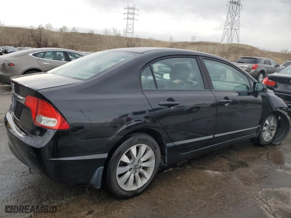 2010 Honda Civic Sdn EX with VIN 19XFA1F83AE072796, listed as a Copart auction lot 51430095 with 162,098 mi miles and Salvage Title. Bid and sale history available at carsss.com. Image 3.