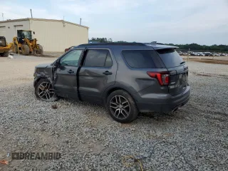 2017 Ford Explorer Sport with VIN 1FM5K8GT5HGD36420, listed as a Copart auction lot 57654015 with 122,804 mi miles and Salvage title. Bid and sale history available at DreamBid. Image 2.