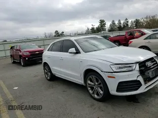 2017 Audi Q3 Prestige with VIN WA1GCCFS3HR015724, listed as a Copart auction lot 79187854 with 0 mi miles and Salvage Title. Bid and sale history available at carsss.com. Image 12.