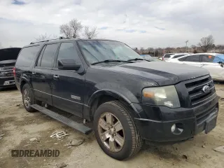 2008 Ford Expedition EL Limited with VIN 1FMFK20538LA04917, listed as a Copart auction lot 46726905 with 198,543 mi miles and Clean Title. Bid and sale history available at carsss.com. Image 4.