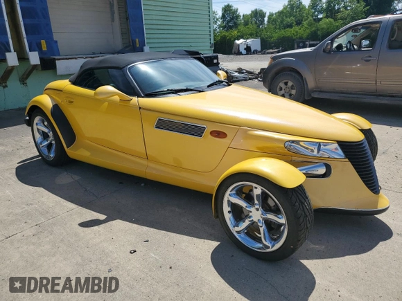 2000 Plymouth Prowler z VIN 1P3EW65G4YV605652, wystawiony jako Copart lot #61837594 z przebiegiem 130 326 mil mil oraz Tytuł czysty. Historia ofert i sprzedaży dostępna na DreamBid. Obrazek 4.