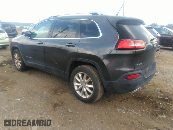 2015 Jeep Cherokee Limited with VIN 1C4PJMDS2FW702079, listed as a IAAI auction lot 39941650 with 140,344 mi miles and . Bid and sale history available at DreamBid. Image 3.