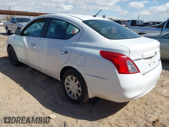 2012 Nissan Versa SL with VIN 3N1CN7AP9CL910324, listed as a IAAI auction lot 41718844 with 128,783 mi miles. Bid and sale history available at carsss.com. Image 3.
