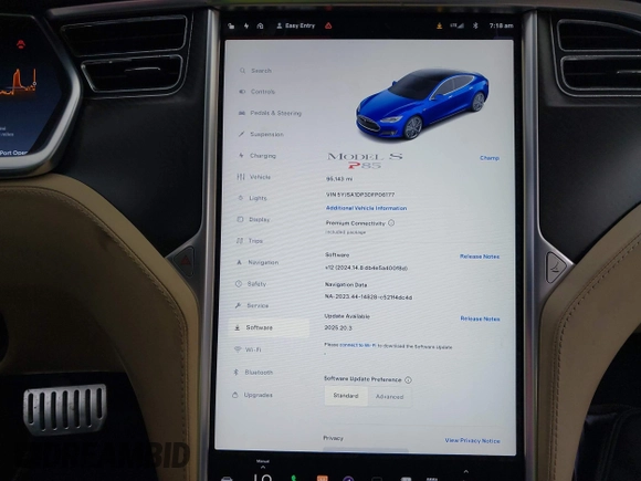 2013 Tesla Model S Performance с VIN 5YJSA1DP3DFP06177, выставлен на аукционе IAAI как лот 42675354 с пробегом 95 143 миль миль и . История ставок и продаж доступна на DreamBid. Изображение 12.