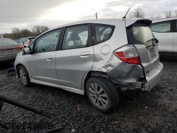 2013 Honda Fit Sport with VIN JHMGE8H52DC026844, listed as a Copart auction lot 86443994 with 0 mi miles and Salvage Title. Bid and sale history available at carsss.com. Image 2.