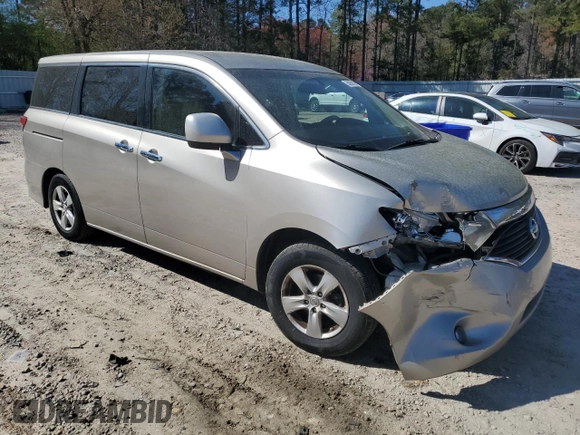 2011 Nissan Quest SL z VIN JN8AE2KP5B9001644, wystawiony jako Copart lot #50058135 z przebiegiem 177 521 mil mil oraz Szkoda całkowita • Salvage title. Historia ofert i sprzedaży dostępna na DreamBid. Obrazek 4.