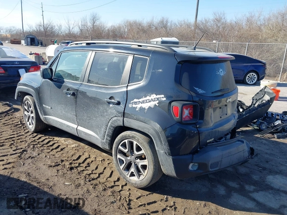 2017 Jeep Renegade Latitude with VIN ZACCJABB9HPF30780, listed as a IAAI auction lot 41693869 with 242,482 mi miles and . Bid and sale history available at DreamBid. Image 3.