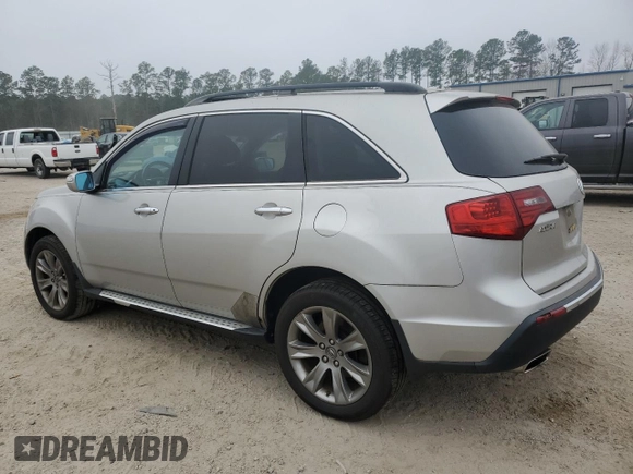 2010 Acura MDX Advance with VIN 2HNYD2H50AH500556, listed as a Copart auction lot 43257045 with 169,799 mi miles and Salvage Title. Bid and sale history available at DreamBid. Image 2.