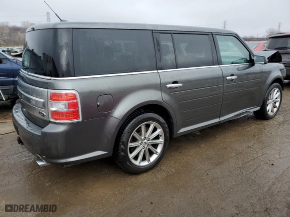 2017 Ford Flex Limited with VIN 2FMGK5D89HBA03930, listed as a Copart auction lot 40490264 with 62,088 mi miles and Salvage Title. Bid and sale history available at carsss.com. Image 3.