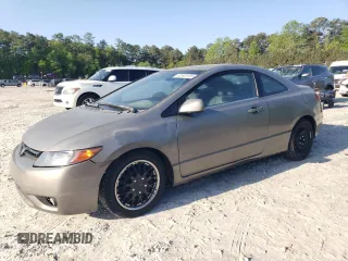 2006 Honda Civic Cpe LX with VIN 2HGFG12606H536739, listed as a Copart auction lot 52645155 with 255,679 mi miles and Clean Title. Bid and sale history available at carsss.com. Image 1.