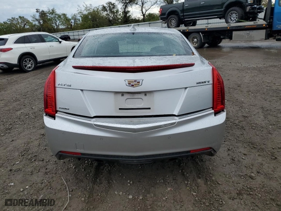 2017 Cadillac ATS Sedan Luxury AWD with VIN 1G6AH5SX6H0167949, listed as a Copart auction lot 73143034 with 0 miles and Salvage Title. Bid and sale history available at carsss.com. Image 6.