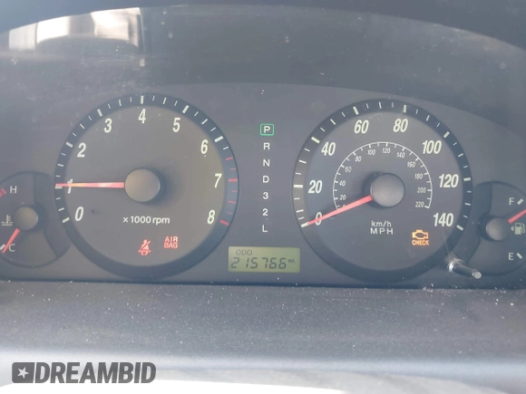 2006 Hyundai Elantra GLS with VIN KMHDN46D16U373923, listed as a IAAI auction lot 42632039 with 215,766 mi miles and . Bid and sale history available at DreamBid. Image 7.