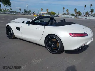 2018 Mercedes-Benz AMG GT with VIN WDDYK7HAXJA018154, listed as a IAAI auction lot 41899916 with 1 mi miles. Bid and sale history available at carsss.com. Image 3.
