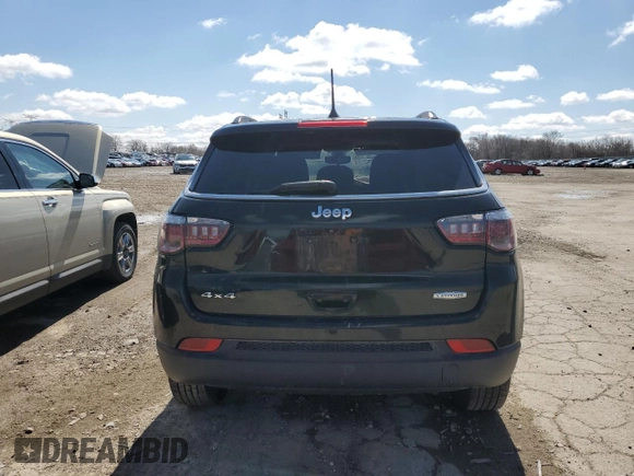 2019 Jeep Compass Latitude with VIN 3C4NJDBB7KT847886, listed as a Copart auction lot 49883665 with 162,470 mi miles and Salvage title. Bid and sale history available at DreamBid. Image 6.