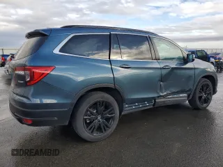 2021 Honda Pilot Special Edition with VIN 5FNYF5H22MB012811, listed as a Copart auction lot 44453855 with 25,782 mi miles and Salvage Title. Bid and sale history available at DreamBid. Image 3.