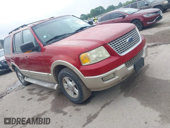 2006 Ford Expedition Eddie Bauer z VIN 1FMFU17506LA77220, wystawiony jako IAAI lot #42111670 z przebiegiem Nie podano mil oraz . Historia ofert i sprzedaży dostępna na DreamBid. Obrazek 1.