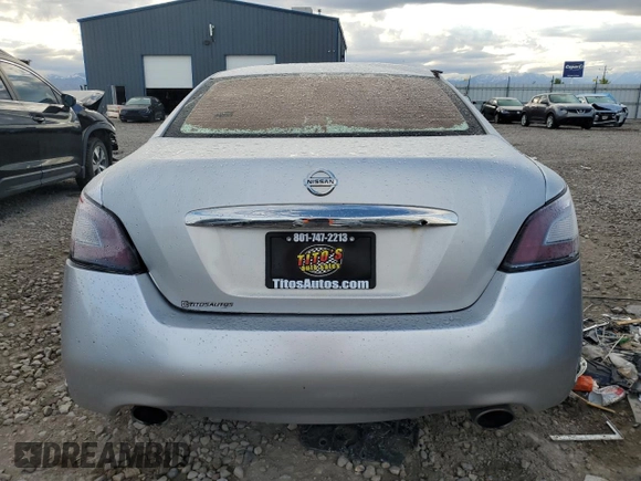 2014 Nissan Maxima SV with VIN 1N4AA5AP6EC443307, listed as a Copart auction lot 56953395 with Not provided miles and Salvage title. Bid and sale history available at DreamBid. Image 6.