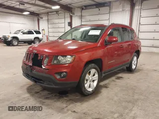 2016 Jeep Compass High Altitude Edition with VIN 1C4NJDEB8GD778764, listed as a IAAI auction lot 41704039 with 110,287 mi miles. Bid and sale history available at carsss.com. Image 2.