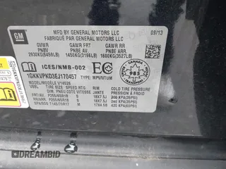 2014 GMC Acadia SLE z VIN 1GKKVPKD3EJ170457, wystawiony jako IAAI lot #42367137 z przebiegiem 234 004 mil mil oraz . Historia ofert i sprzedaży dostępna na DreamBid. Obrazek 9.