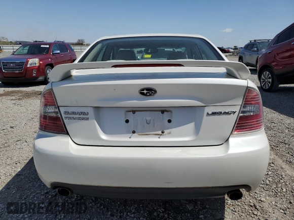 2006 Subaru Legacy Special with VIN 4S3BL626067205015, listed as a Copart auction lot 52803995 with 91,312 mi miles and Non repairable. Bid and sale history available at DreamBid. Image 6.