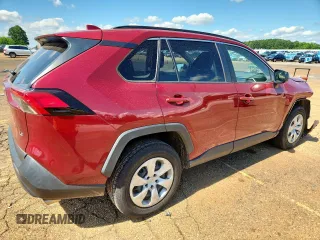 2019 Toyota RAV4 LE with VIN JTMH1RFV0KD517317, listed as a Copart auction lot 60217455 with 57,860 mi miles and Salvage title. Bid and sale history available at DreamBid. Image 3.