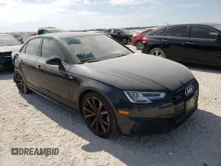 2018 Audi A4 Premium Plus with VIN WAUENAF43JA117376, listed as a Copart auction lot 61279452 with 52,909 mi miles. Bid and sale history available at carsss.com. Image 1.